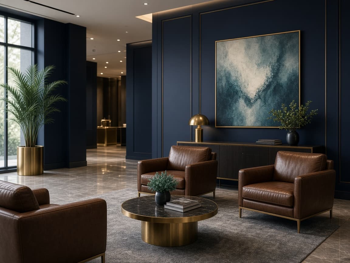 Lobby de oficina profesional